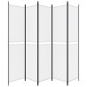 Cloison de séparation 5 panneaux Blanc 250x220 cm Tissu 624389624389