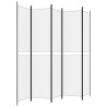 Cloison de séparation 5 panneaux Blanc 250x220 cm Tissu 624389624389