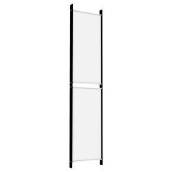 Cloison de séparation 5 panneaux Blanc 250x220 cm Tissu 624389624389