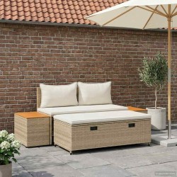 Ensemble de canapés d'extérieur 4 -Seater 4 pcs 55 x 30 x 39 cm 624393624393