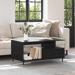 Table basse Chêne noir 90 x 49 x 45 cm Bois d'ingénierie 624394624394