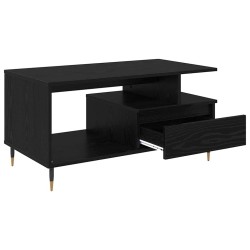 Table basse Chêne noir 90 x 49 x 45 cm Bois d'ingénierie 624394624394