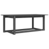 Table basse Gris 110x55x45 cm Bois massif de pin 624395624395