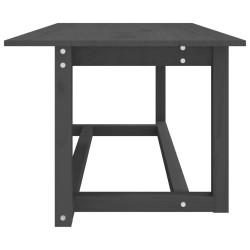 Table basse Gris 110x55x45 cm Bois massif de pin 624395624395