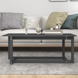 Table basse Gris 110x55x45 cm Bois massif de pin 624395624395
