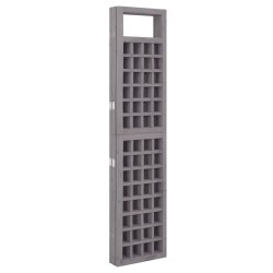 Cloison de séparation à 5 panneaux Bois de pin Gris 201,5x180cm 624396624396