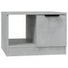 Table basse gris béton 50x50x36 cm bois d'ingénierie 624399624399