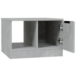 Table basse gris béton 50x50x36 cm bois d'ingénierie 624399624399