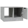 Table basse gris béton 50x50x36 cm bois d'ingénierie 624399624399