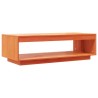 Table basse cire marron 110x50x33,5 cm bois massif de pin 624401624401