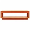 Table basse cire marron 110x50x33,5 cm bois massif de pin 624401624401
