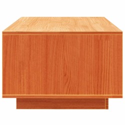 Table basse cire marron 110x50x33,5 cm bois massif de pin 624401624401