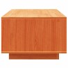 Table basse cire marron 110x50x33,5 cm bois massif de pin 624401624401