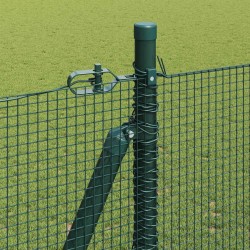 Clôture en fil soudé avec base en béton 50 x 1,4 m Vert Maille 624402624402