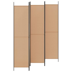 Paravent 5 panneaux Beige 250 x 220 cm Tissu 624407624407