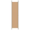 Paravent 5 panneaux Beige 250 x 220 cm Tissu 624407624407