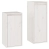 Meubles TV 2 pcs Blanc Bois massif de pin 624409624409