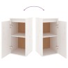 Meubles TV 2 pcs Blanc Bois massif de pin 624409624409