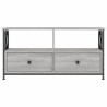 Meuble TV sonoma gris 90x33x45 cm bois d'ingénierie et fer 624417624417