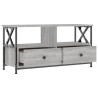 Meuble TV sonoma gris 90x33x45 cm bois d'ingénierie et fer 624417624417
