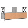 Meuble TV sonoma gris 90x33x45 cm bois d'ingénierie et fer 624417624417