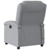 Fauteuil de massage inclinable en tissu gris clair 624427624427