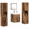 Ensemble de mobilier de salle de bain 4 pcs Bois Ancien 624452624452