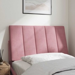 Coussin de tête de lit Hanko rose 80 cm velours 624462624462