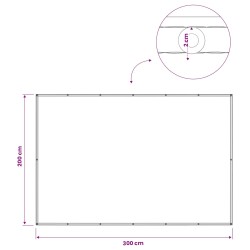 Écran de confidentialité pour balcon 200 x 300 cm 624465624465