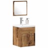 Ensemble de mobilier de salle de bain 3 pcs Bois Ancien 624468624468