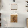Ensemble de mobilier de salle de bain 3 pcs Bois Ancien 624468624468