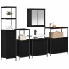 Ensemble de mobilier de salle de bain 5 pcs Chêne noir 624473624473