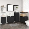 Ensemble de mobilier de salle de bain 5 pcs Chêne noir 624473624473