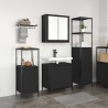 Ensemble de mobilier de salle de bain 3 pcs Chêne noir 624476624476