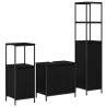 Ensemble de mobilier de salle de bain 3 pcs Chêne noir 624476624476
