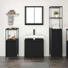 Ensemble de mobilier de salle de bain 3 pcs Chêne noir 624476624476