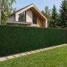 Clôture Artificielle Vert foncé 1,5 x 3 m PVC et Acier 624482624482