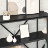 Table console Chêne noir 180 x 30 x 75 cm Bois d'ingénierie 624483624483