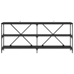 Table console Chêne noir 180 x 30 x 75 cm Bois d'ingénierie 624483624483