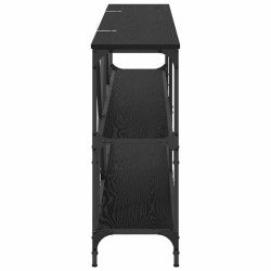 Table console Chêne noir 180 x 30 x 75 cm Bois d'ingénierie 624483624483