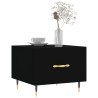 Tables basses 2 pcs noir 50x50x40 cm bois d'ingénierie 624484624484