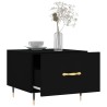 Tables basses 2 pcs noir 50x50x40 cm bois d'ingénierie 624484624484