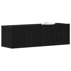 Meuble TV Chêne noir 100 x 30 x 30 cm Bois d'ingénierie 624487624487