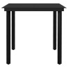 Ensemble à manger de jardin 3 pcs Gris foncé 624493624493