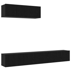 Ensemble meuble TV 3 pcs Chêne noir Bois d'ingénierie 624494624494