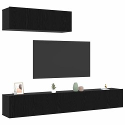 Ensemble meuble TV 3 pcs Chêne noir Bois d'ingénierie 624494624494