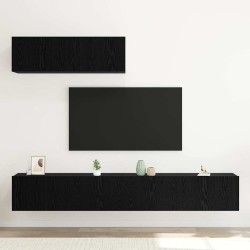 Ensemble meuble TV 3 pcs Chêne noir Bois d'ingénierie 624494624494