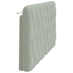 Coussin de tête de lit gris clair 160 cm velours 624499624499