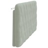 Coussin de tête de lit gris clair 160 cm velours 624499624499