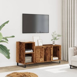 Meuble TV vieux bois 100x35x55 cm bois d'ingénierie 624503624503